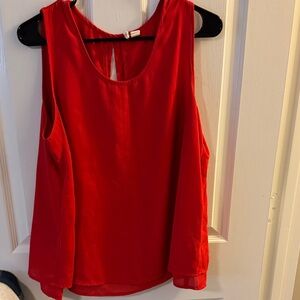 Japna Vibrant Red Scoop Neck Camisole